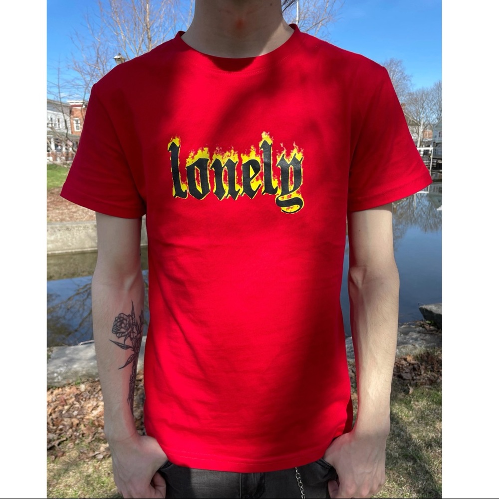 Red Lonely T-Shirt